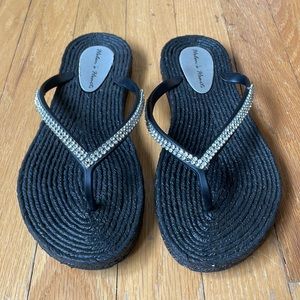 Glitter and Glam flip flops